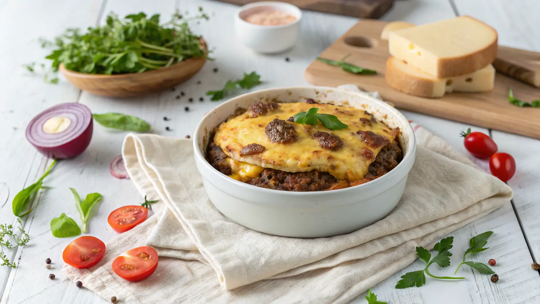 Low Carb Cheeseburger Auflauf: Burger-Genuss ohne Brötchen