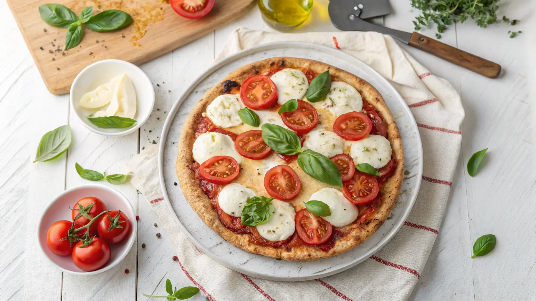 Fladenbrot-Pizza Margherita