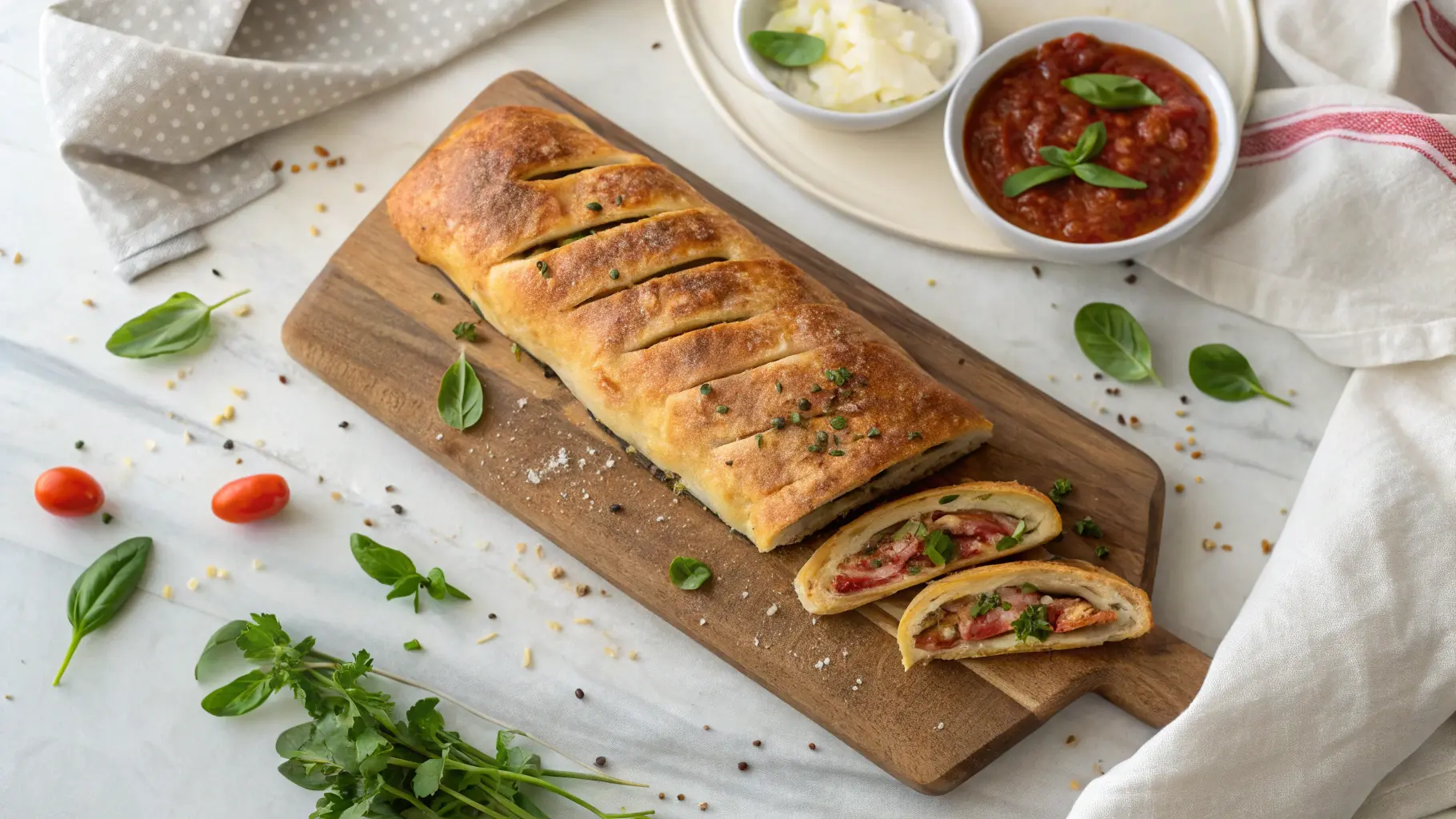 Italienischer Stromboli: Ein Unglaublich Würziges Rezept