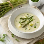Klassische Spargelcremesuppe
