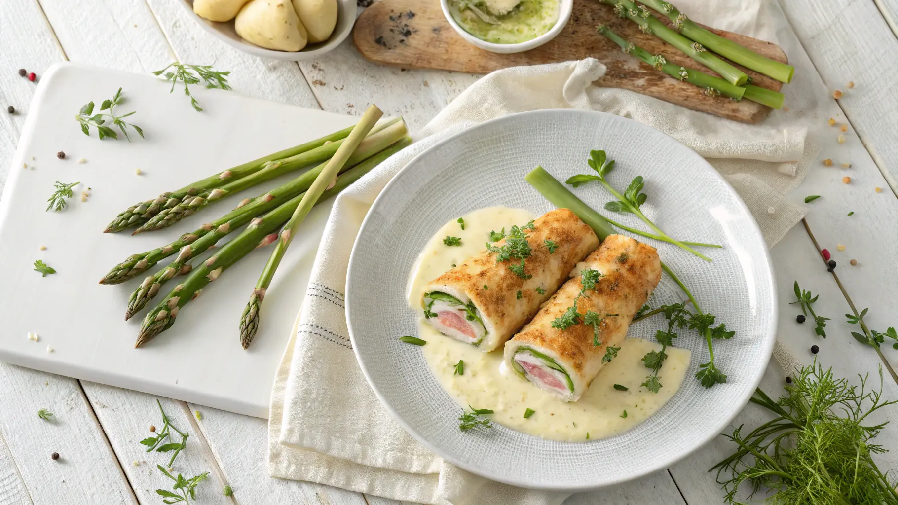 Spargel Cordon Bleu Röllchen: Ein Unglaublich Raffiniertes Rezept