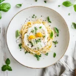 Burrata Pasta mit Kartoffel und Lauch