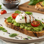 Avocado-Burrata-Brüschetta