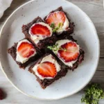 Erdbeer-Brownies mit