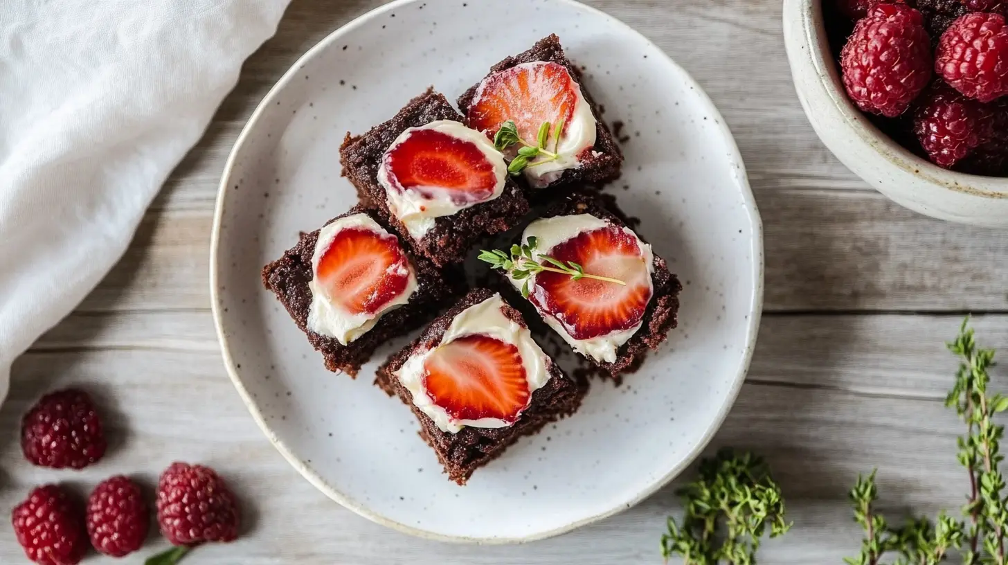 Erdbeer-Brownies mit Schoko-Ganache: Das ultimative Sommerrezept