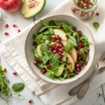Granatapfel-Salat mit Feldsalat