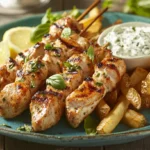 Griechische Souvlaki Spieße zart & saftig