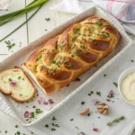 Knoblauch-Schinken-Käse-Zopf