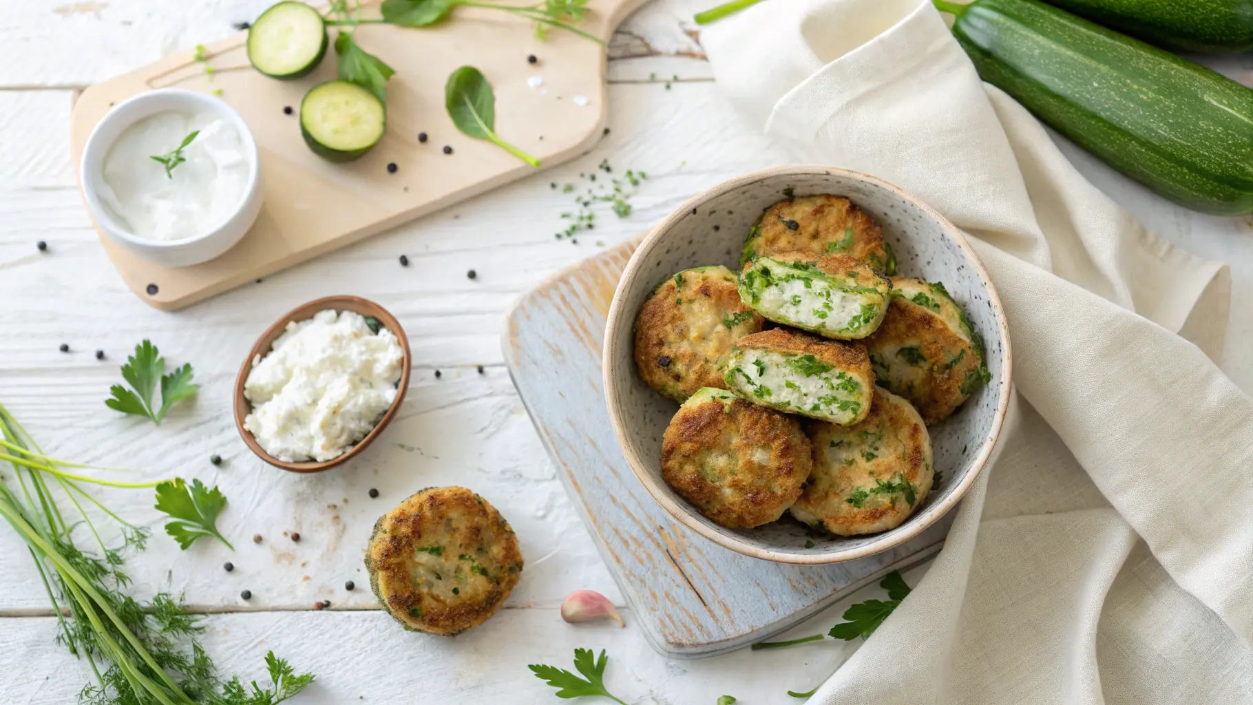 Knusprige Zucchini-Feta-Bällchen: Ein Frühlingshafter Snackgenuss