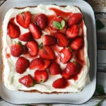 Rezept für Erdbeer-Tiramisu mit Vanille
