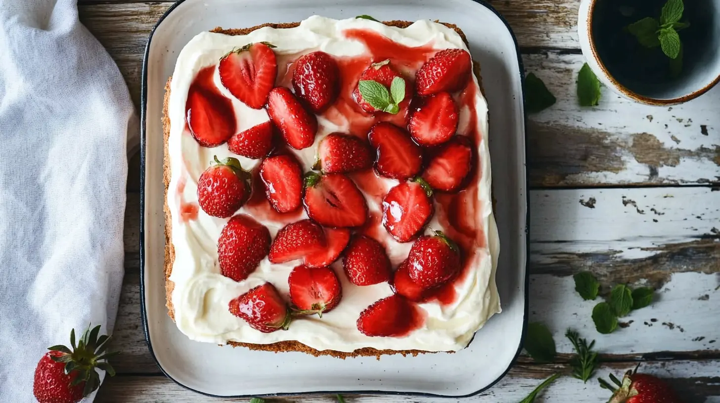 Rezept für Erdbeer-Tiramisu mit Vanille