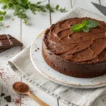 Saftiger Schokoladenkuchen mit Schmand