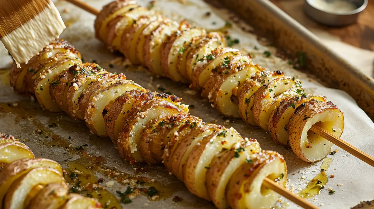 Knusprige Kartoffelspiralen mit Parmesan: Das einfache Rezept zum Nachkochen